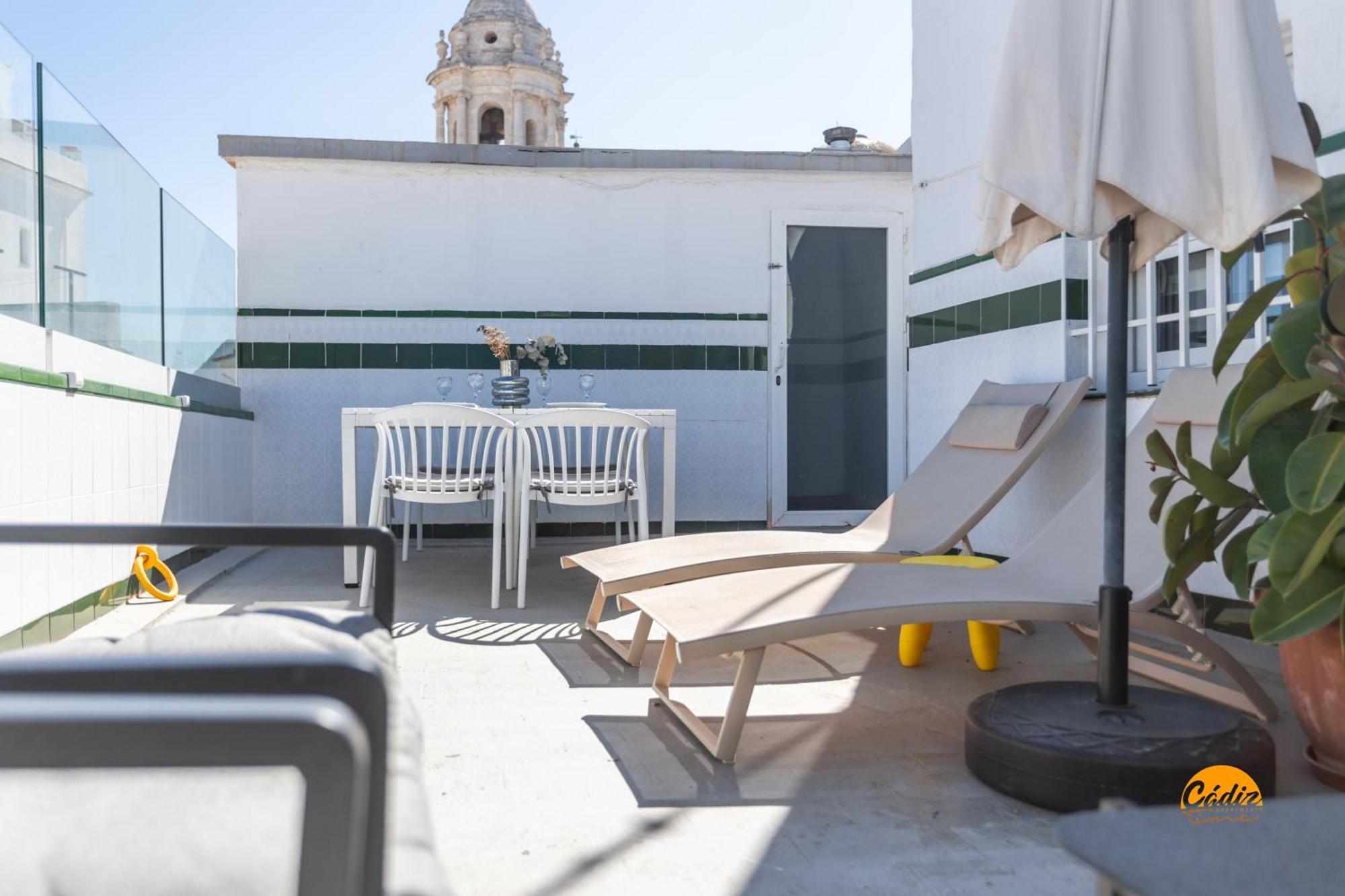 Atico Catedral By Cadiz Time Apartment Bagian luar foto